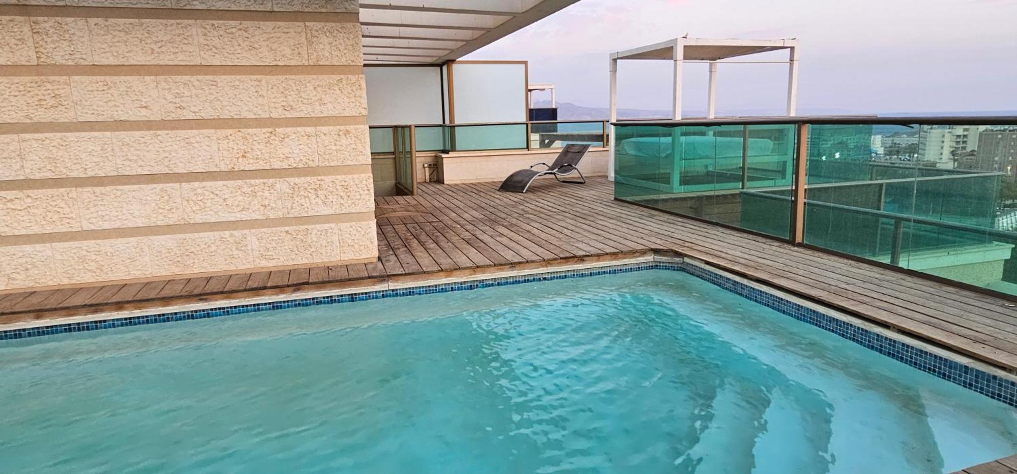 エイラートExclusive Top Luxury Penthouse Near The Sea With Privat Roof-Poolアパートメント エクステリア 写真